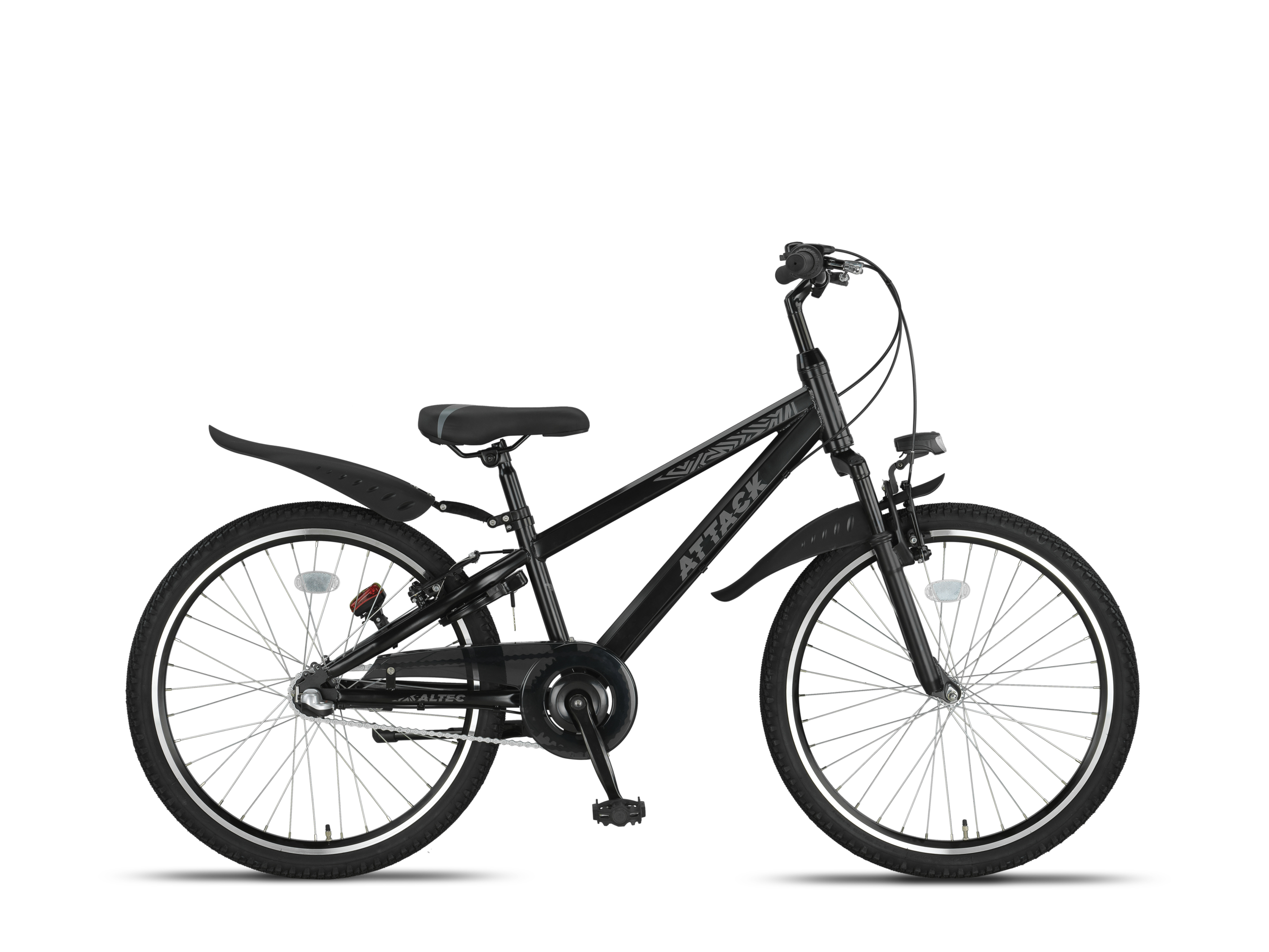 Altec Attack 24 inch MTB N-3 Zwart-Zilver *** ACTIE ***